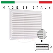 GRIGLIA ARIA AREATORE AREAZIONE SQUADRATA RETTANGOLARE CON RETE 150 x 200 MM
