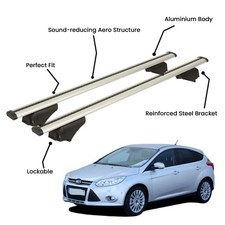 Pcs silver roof rack - rack, cross