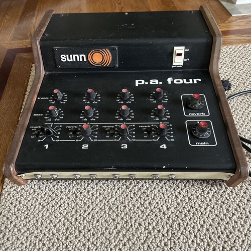 Sunn vintage mixer pannello - vintage, pa