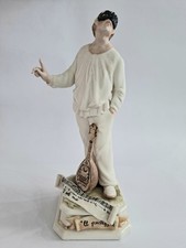 Maschera Pulcinella - 'o sole mio e mandolino - Capodimonte Porcellane Carusio