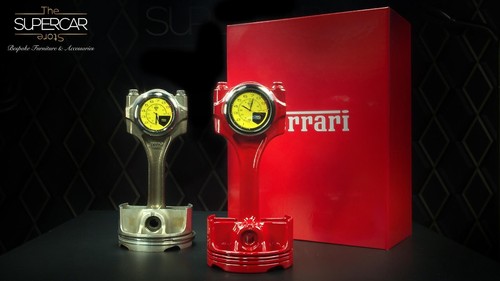 Ferrari 599 piston clock - ferrari,