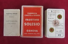 1948 RARE CARTE DA GIOCO SIBILLA FAUSTINO SOLESIO CARTOMANZIA ITALIANA