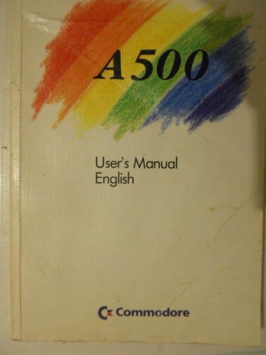 Manuale uso amiga 500 - d'uso,