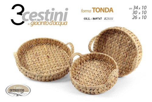 Cestini tondo cesto - 3, cesta
