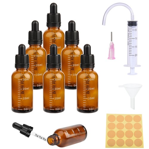 Pezzi contagocce vetro - vetro, 30ml