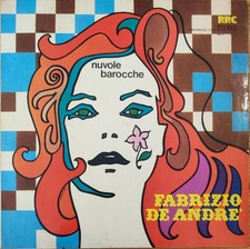 FABRIZIO DE ANDRE' – NUVOLE BAROCCHE – RISTAMPA 1969 – RC 704 – LP