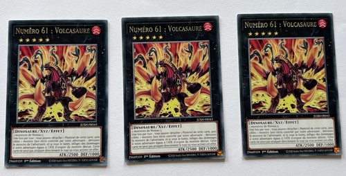 Lot 3x numéro 61 - yu-gi-oh,