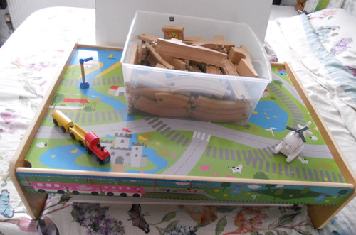 Treno auto gioco legno - treno, o