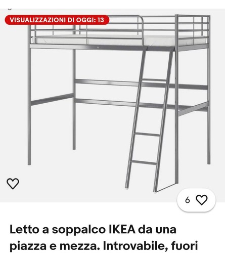 Letto soppalco ikea color - ikea,