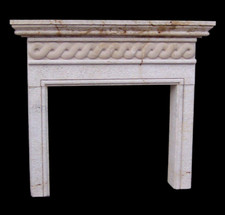 GRANDE CAMINO IN TRAVERTINO NO MARMO O PIETRA CAMINETTO