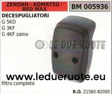 Z158082000 FILTRO ARIA COMPLETO DECESPUGLIATORE ZENOAH KOMATSU RED MAX G4KF