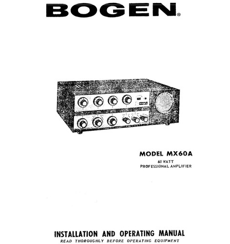 Amplificatore valvolare bogen - valvolare,