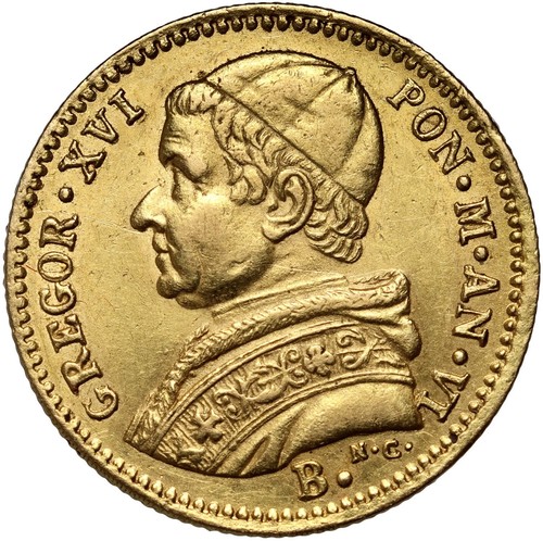 Gregorio xvi scudi - xvi, 2,5