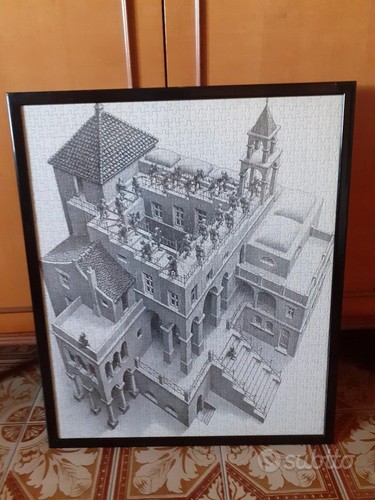Escher raro puzzle da - escher,