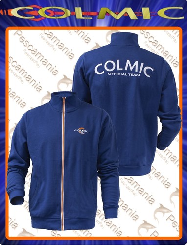 Felpa colmic zip - zip, royal