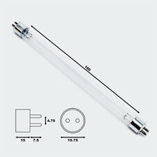 LAMPADA UV DEPURATORE  ACQUA DA 6 WATT CM 22 ,5  a 2 pin per lato ricambio