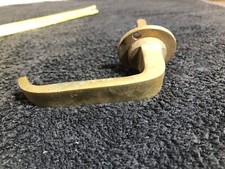 MANIGLIA VINTAGE IN OTTONE   PER PORTA INTERNA PORTONCINO