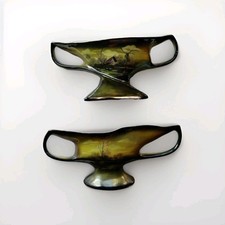 EGISTO FANTECHI VASO IN MAIOLICA DIPINTO A MANO,GRANDE EFFETTO CROMATICO,FIRENZE