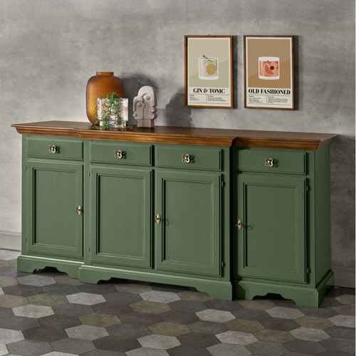 Credenza legno massello con - legno,