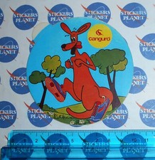 ADESIVO STICKER VINTAGE AUFKLEBER AUTOCOLLANT CANGURO SCARPE ANNI '80