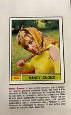 FIGURINA N.166 NANCY CUOMO CANTANTI 69 1969 PANINI OTTIMA DA RECUPERO