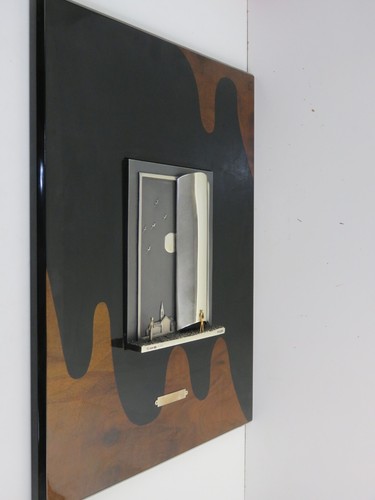 Vecchio quadro argento 800 - quadro, in