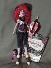 MONSTER HIGH G1 - Muñeca OPERETTA PHANTON 1 WAVE y Mascota araña MENPHIS, Diario