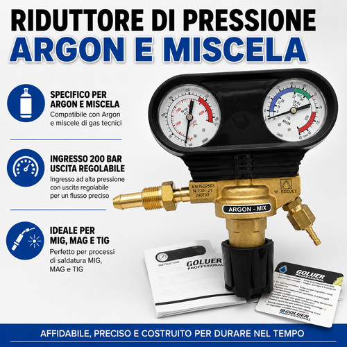 Riduttore pressione argon - riduttore,
