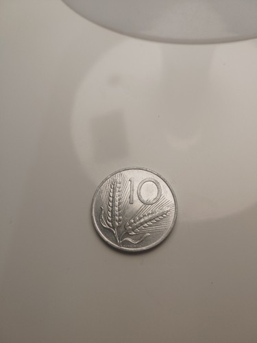 Moneta lire del - 10, 1980