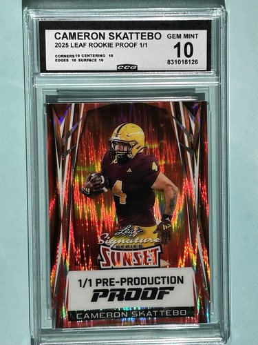 Cam skattebo rookie card - skattebo,