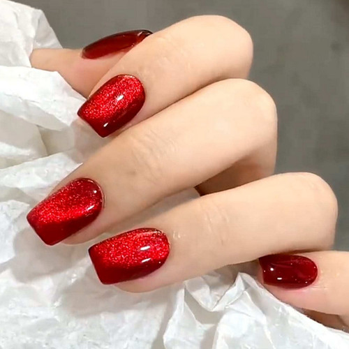 Medium red cat eye - medium, *red