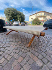 Brande da giardino Ombrellificio Toscano, fantasia a righe - in legno