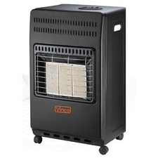 Stufa VINCO a Gas Infrarossi Alimentazione GPL potenza 4.2 kW Nero 71406