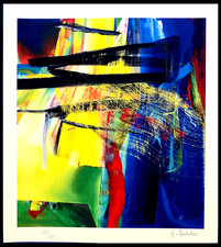 Gerhard Richter litografia COA