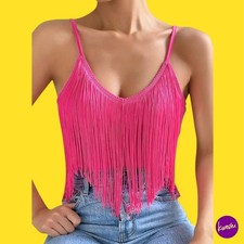 Canotta donna festival frange