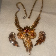 Set orecchini collana strass