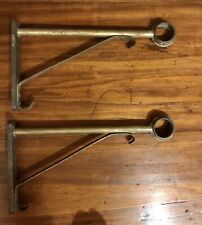 Antiche staffe reggi bastone per tende 