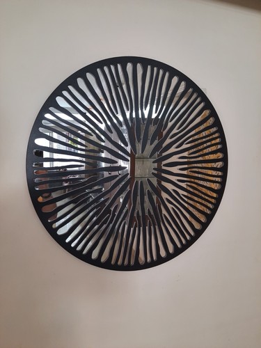 Legno nero arte specchio - legno,