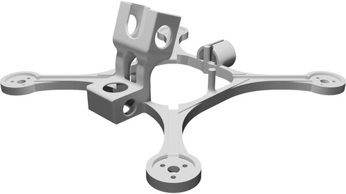 Telaio quad 107mm per motore - telaio,