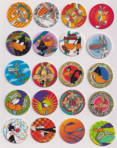 Looney tunes pog 1995 set - pog,