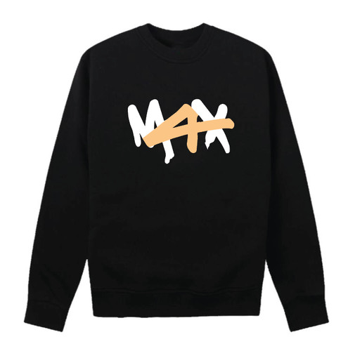 Felpa girocollo red bull max - red,