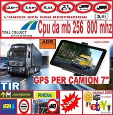 NAVIGATORE GPS PER CAMION TIR