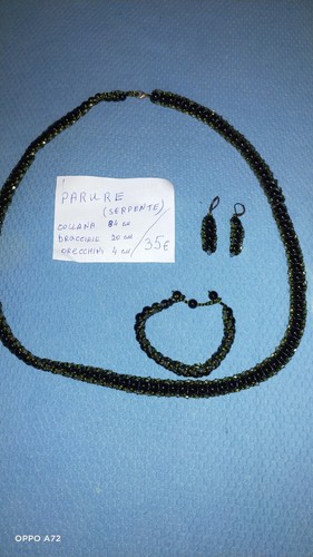 Parure serpente verde - parure,