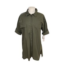 Abito Camicia Sharagano Verde