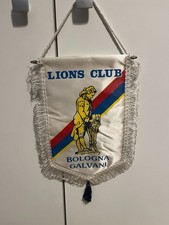 GAGLIARDETTO LIONS CLUB BOLOGNA GALVANI LICEO VINTAGE EPOCA RARO