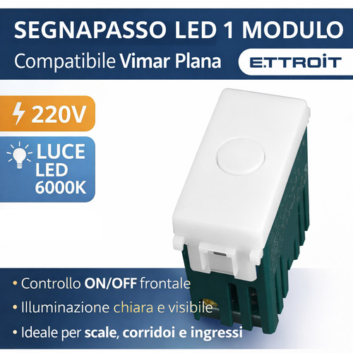 Lampada segnapasso led - lampada,