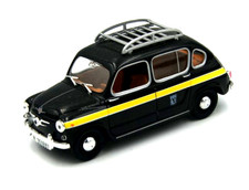 Modellino Seat 800 1963 nero e