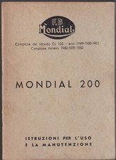 F.B. Mondial 200 - Uso
