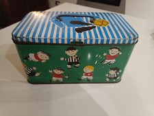 Scatola in latta vintage lievito Bertolini Torino anni 60 porta merenda