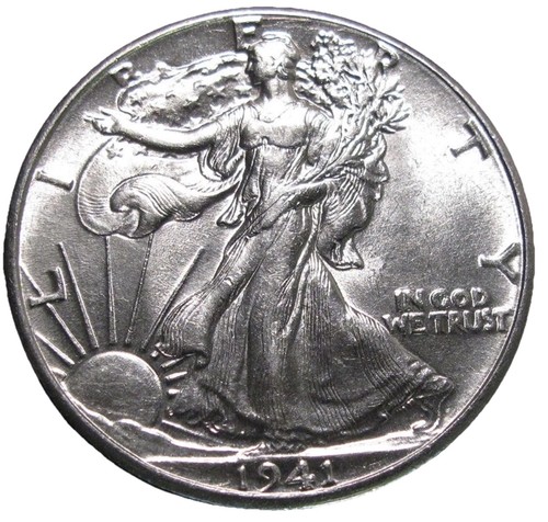 Mezzo dollaro 1941 walking - mezzo,